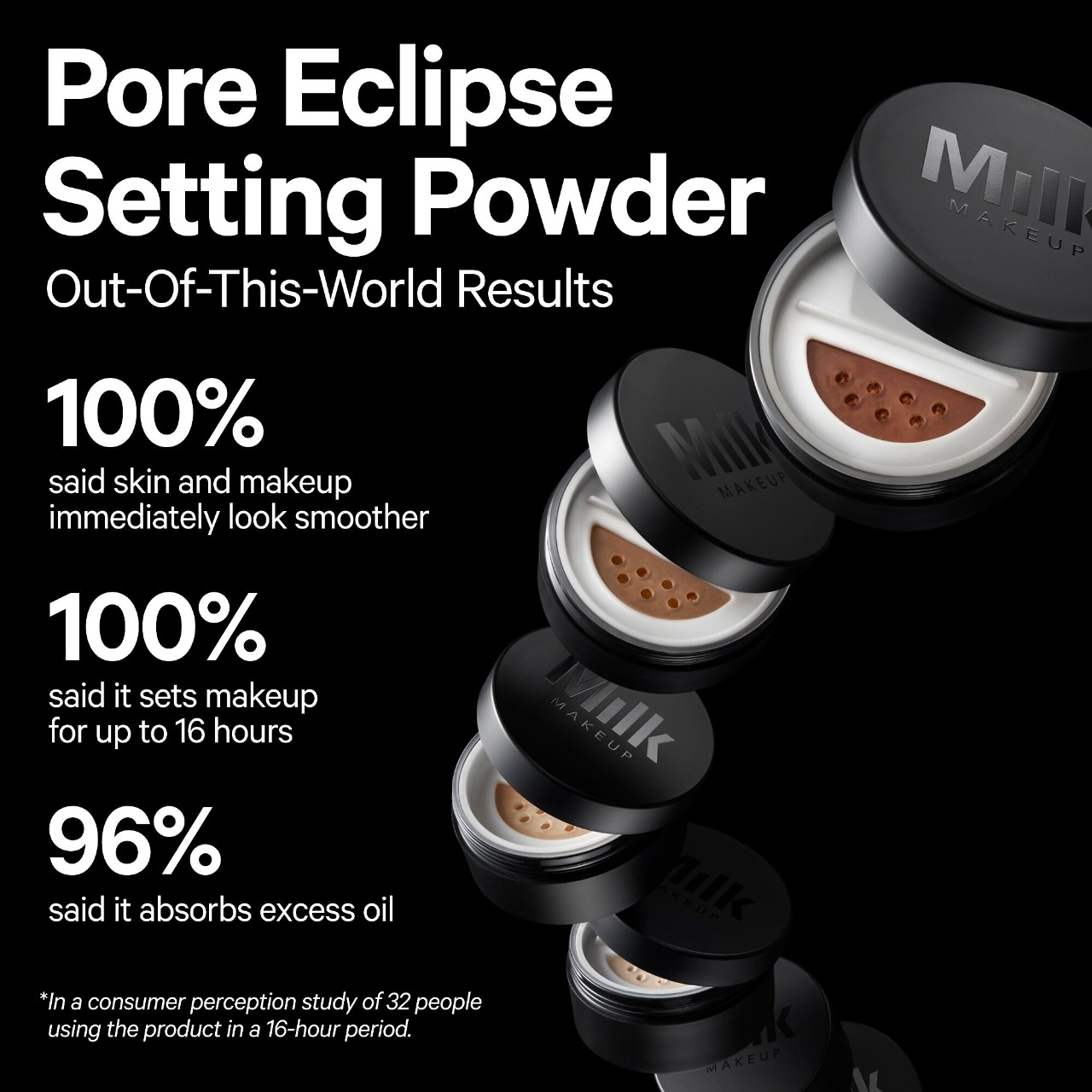 Milk Makeup Pore Eclipse Matte Translucent Talc-Free Setting Powder