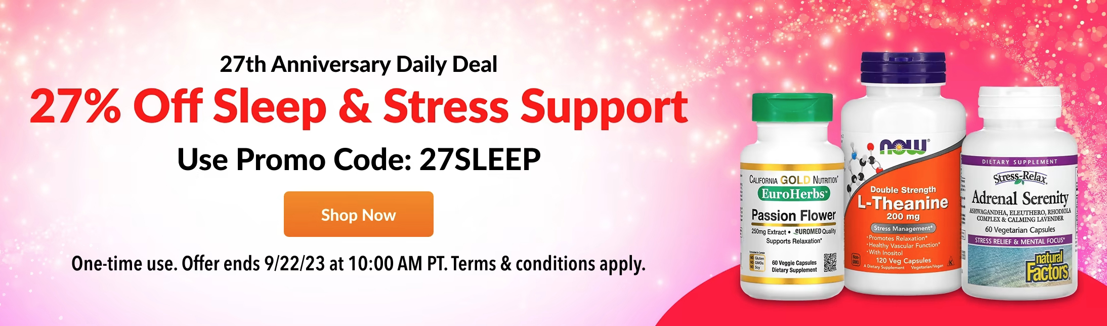 27% off Sleep & Stress Support at iHerb