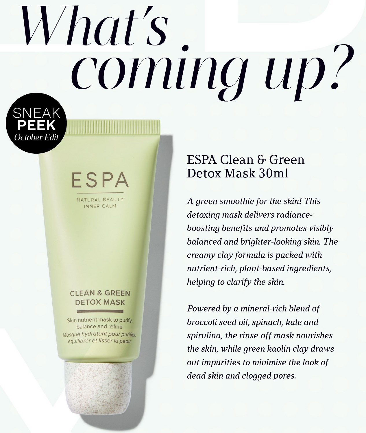 ESPA Clean and Green Detox Mask