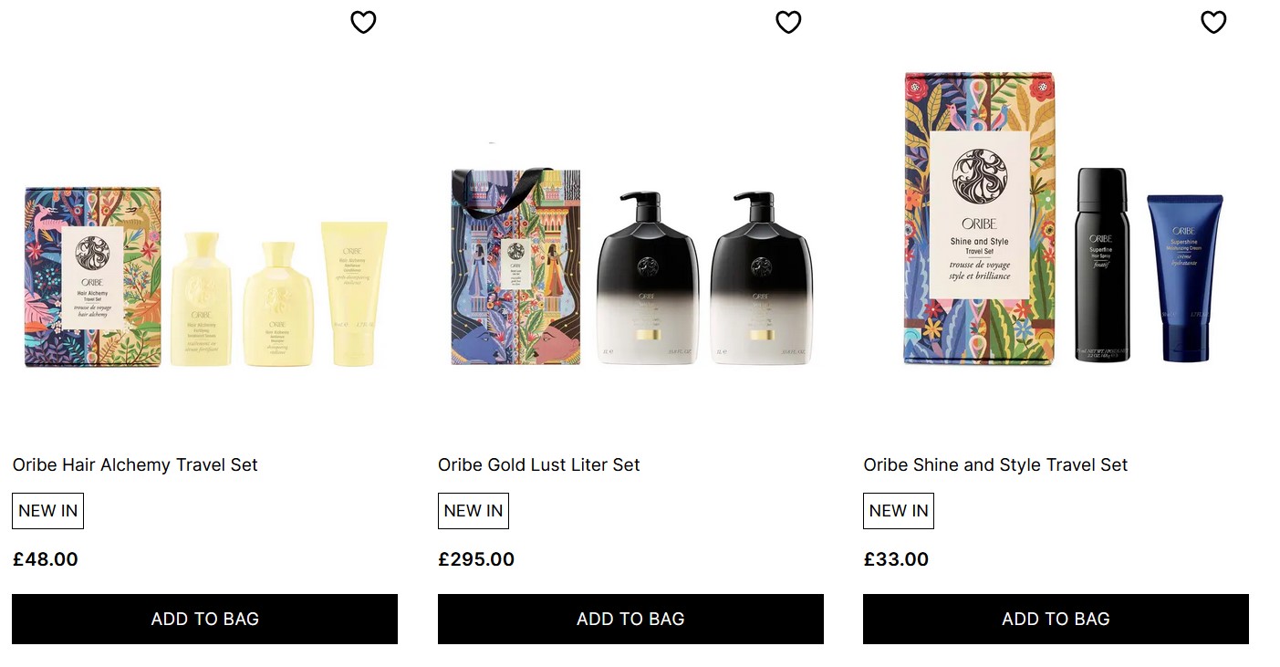 5% off Oribe Holiday 2023 Collection at Cult Beauty