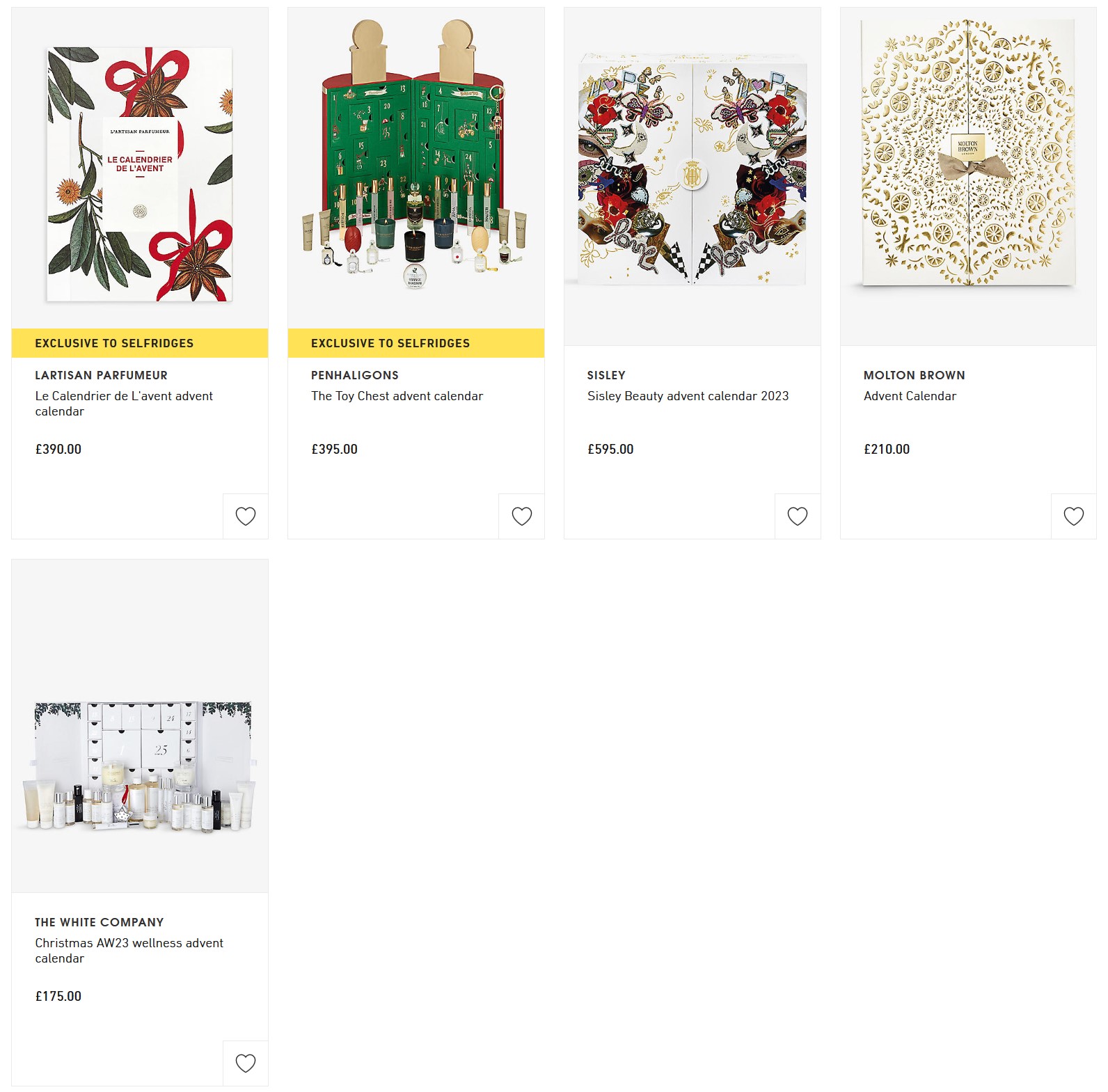 New Beauty Advent Calendars have arrived at Selfridges