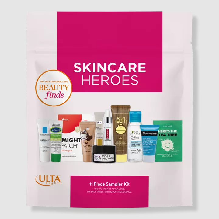 Beauty Finds by ULTA Beauty Skincare Heroes 11 Piece Sampler Kit