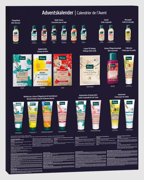 Kneipp Advent Calendar 2023 Contents Kneipp Advent Calendar 2023 Contents