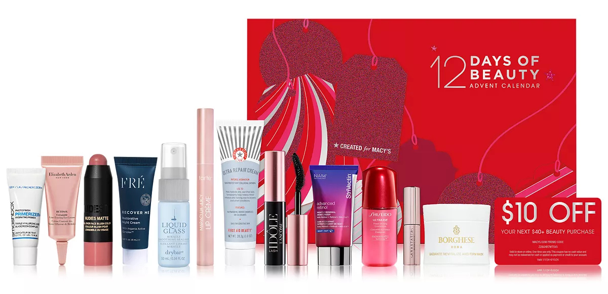 Macy’s 12 Days Of Beauty Advent Calendar 2023