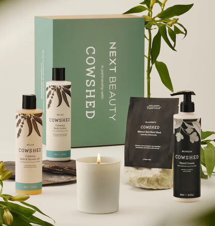 Next x Cowshed Bring The Spa Home Beauty Box 2023