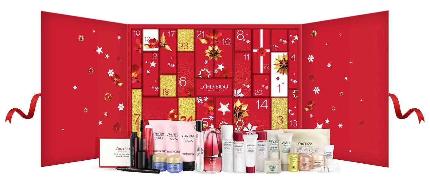 Shiseido Advent Calendar 2023 contents