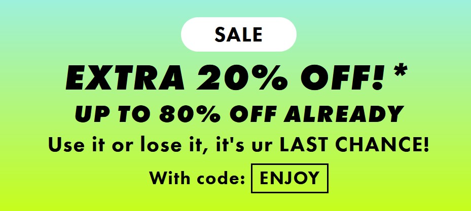 Up to 80% off sale at ASOS