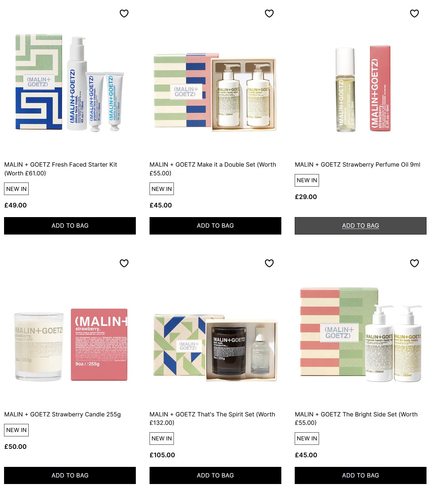 15% off MALIN + GOETZ Holiday Collection at Cult Beauty