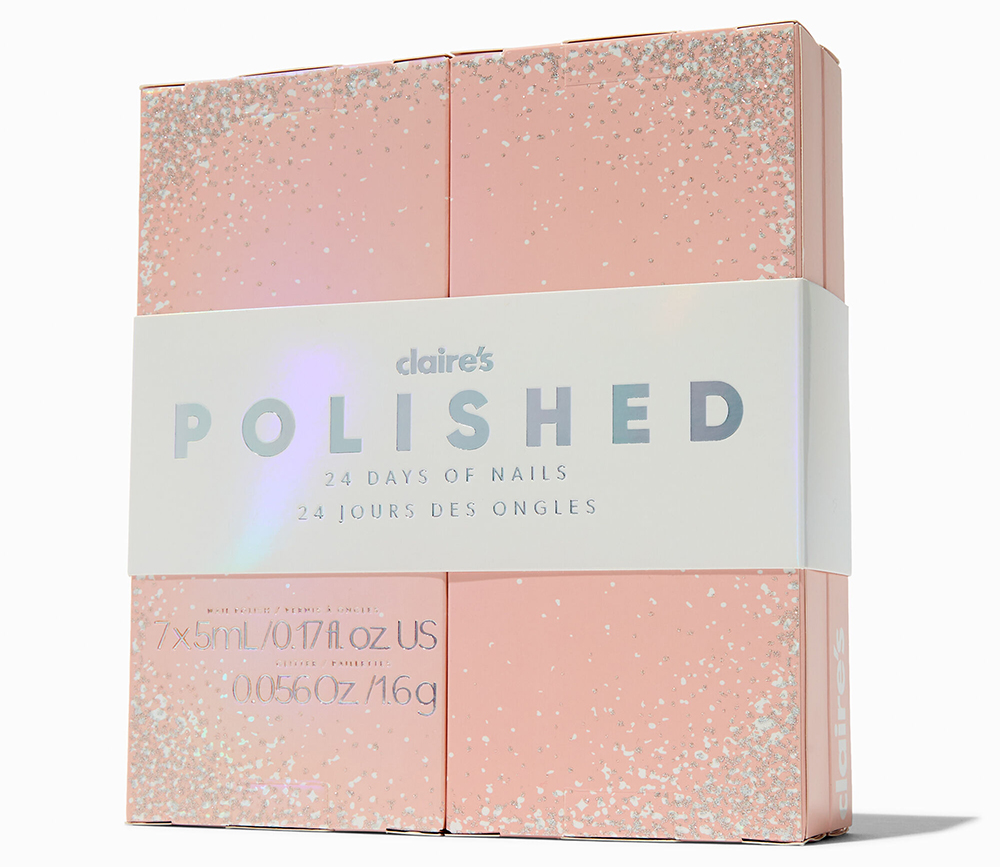 Claire's Polished 24 Days of Fun Nail Advent Calendar 2023