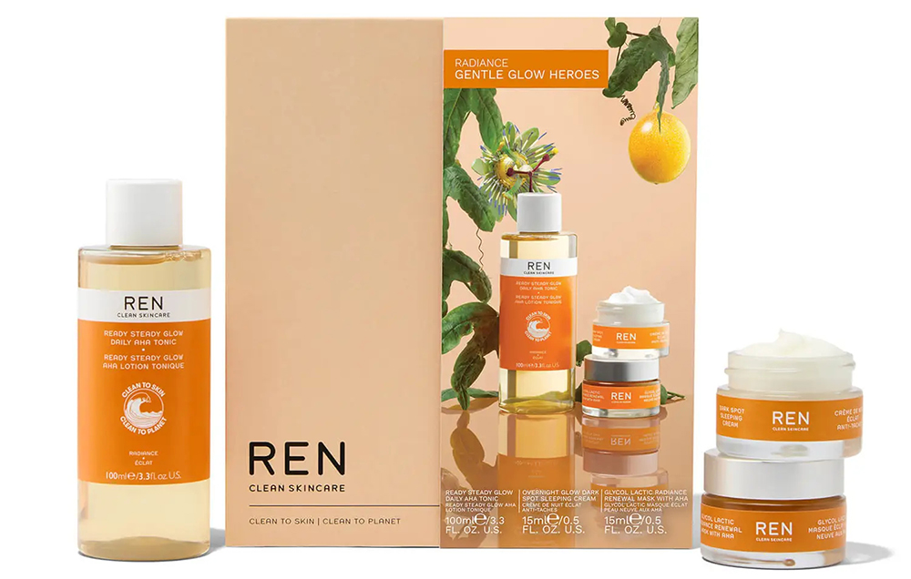 REN Clean Skincare Radiance Gentle Glow Heroes Set