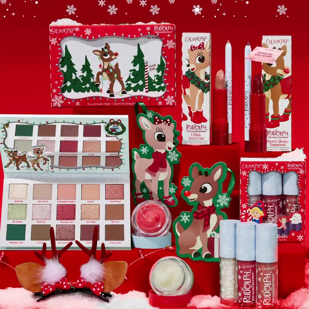 ColourPop Cosmetics Rudolph the Red-Nosed Reindeer Collection