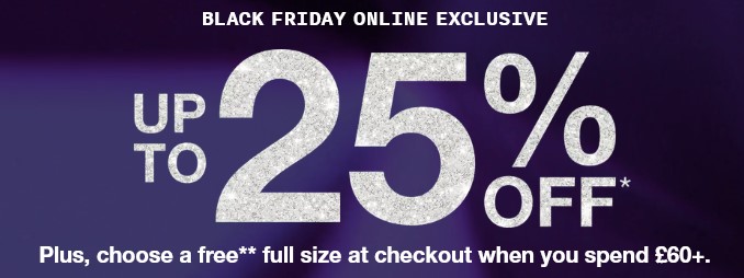 Black Friday at Clinique: Up to 25% off sitewide