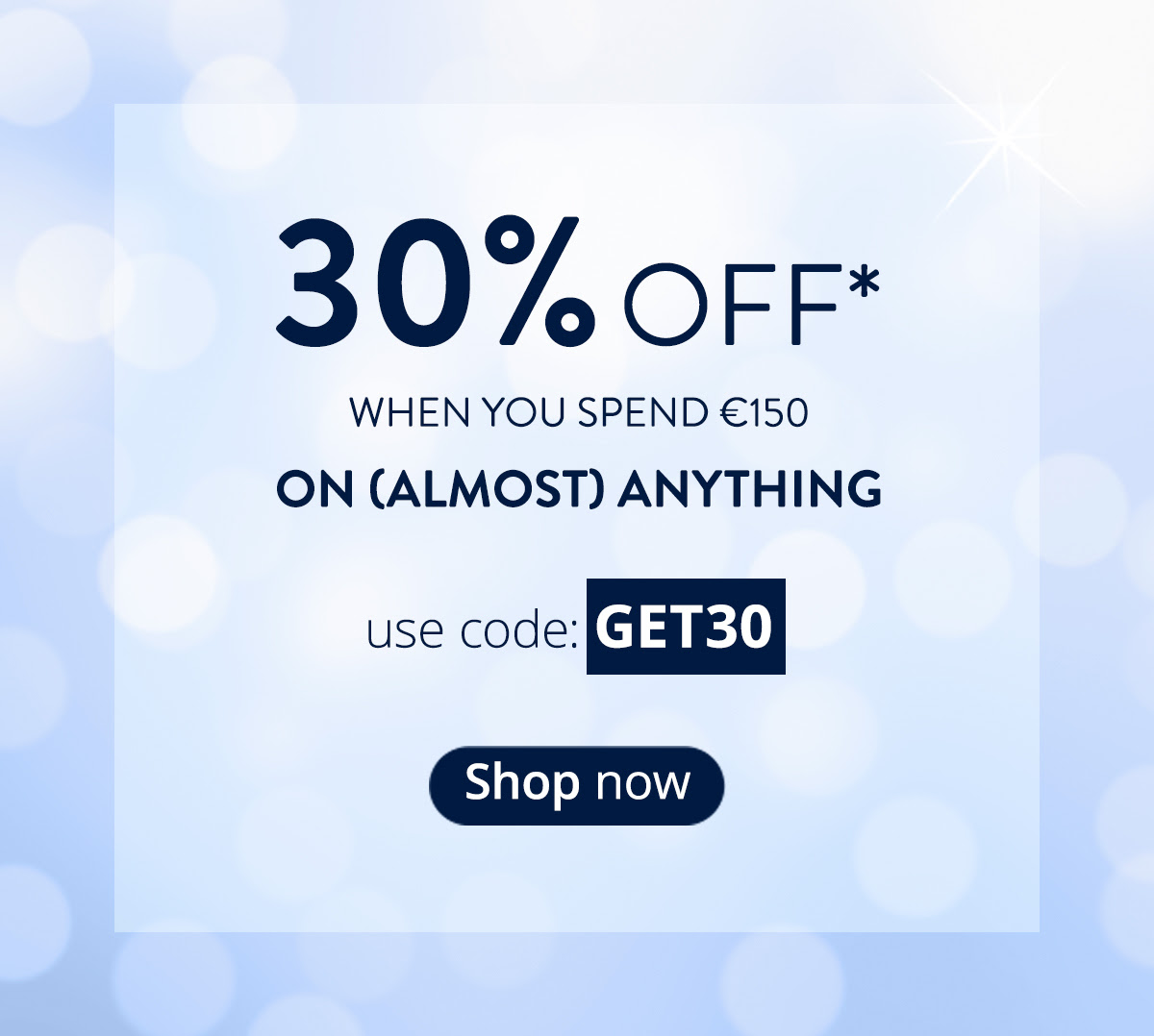 30% off almost everything at Feelunique EU