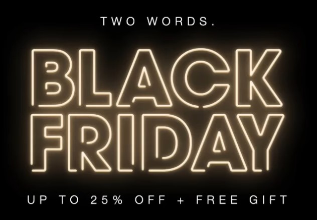 Black Friday at ghd: 25% off sitewide