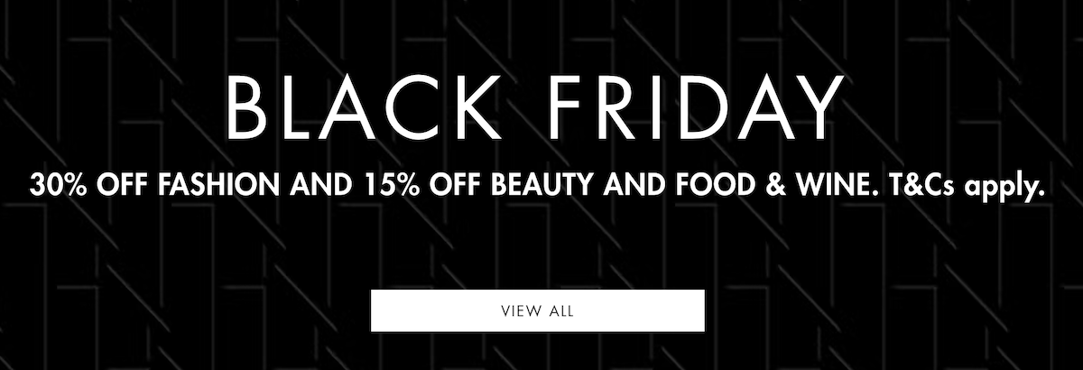 Up to 30% off across Fashion, Beauty and Food & Wine at Harvey Nichols