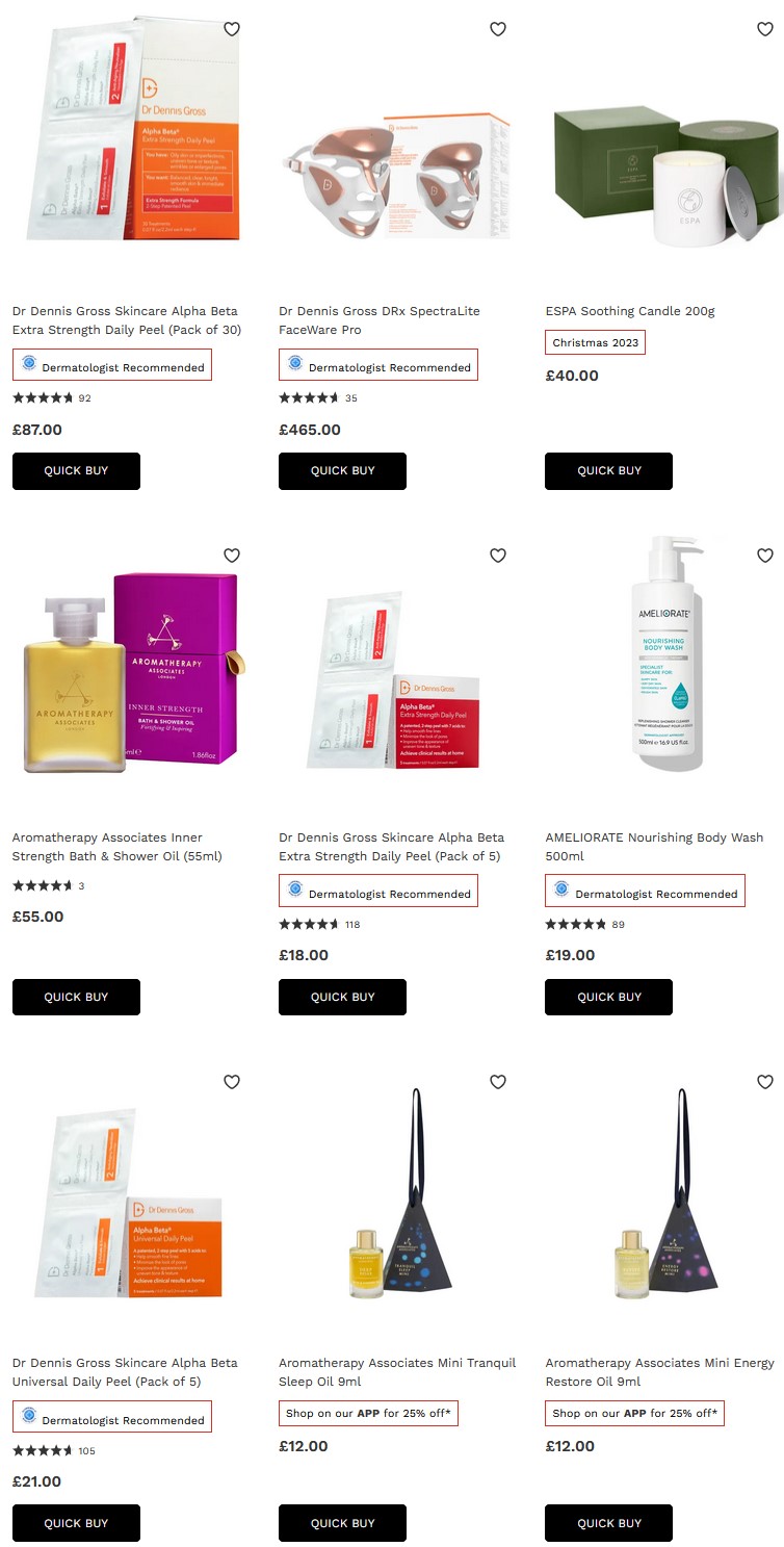 35% off Dr Dennis Gross, Perricone MD, Aromatherapy Associates, and more at Lookfantastic