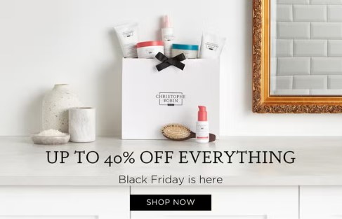 Up to 40% off everything at Christophe Robin