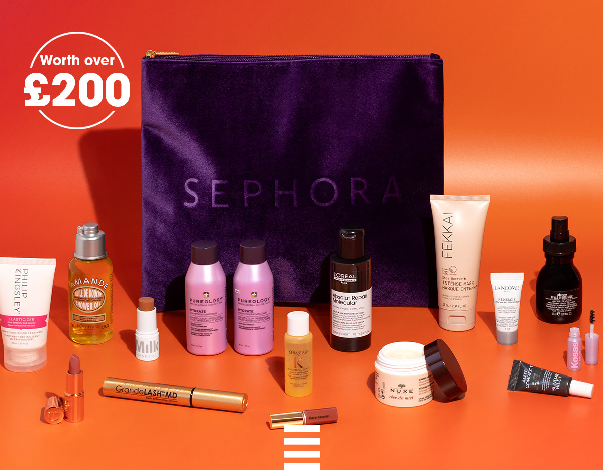 Sephora UK Joy Sparkers Beauty Bag 2023
