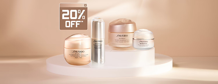 20% off Benefiance Collection at Shiseido