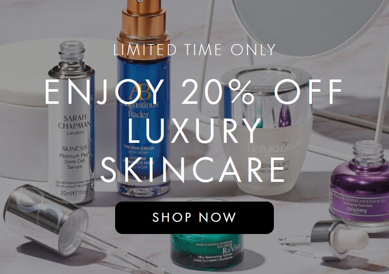 20% off almost everything at Space NK