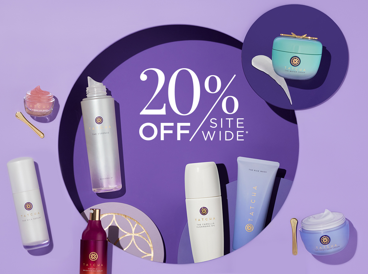 20% off sitewide at Tatcha