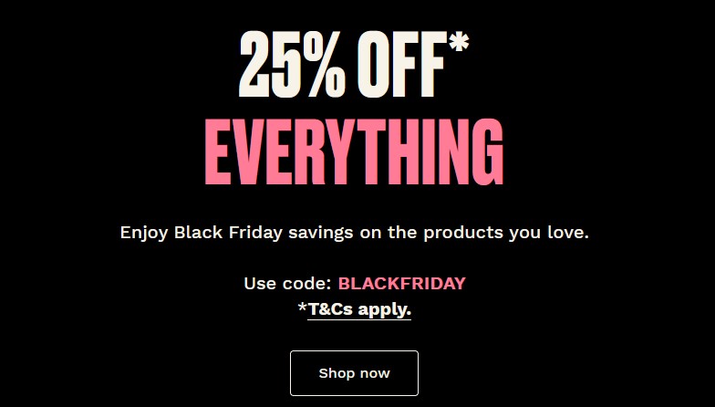 25% off Everything at The Body Shop