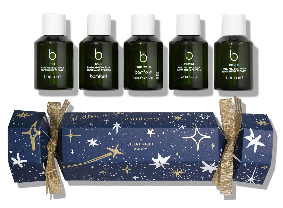 Bamford Christmas Cracker Blue- Silent Night.