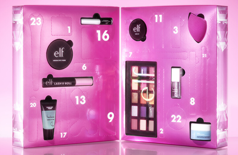 E.L.F. Cosmetics Advent Calendar 2023 Contents