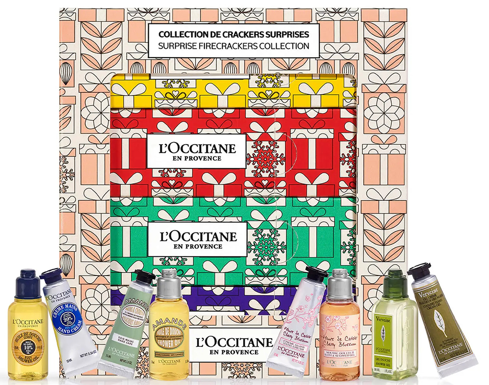 L'Occitane Hand and Body Christmas Crackers Collection