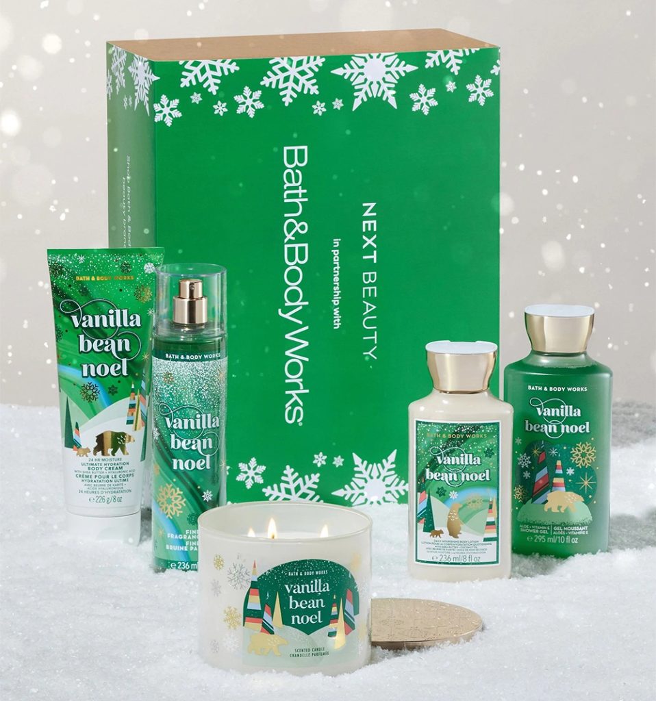 Next X Bath Body Works Vanilla Bean Noel Limited Edition Holiday