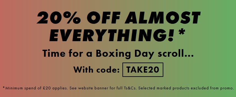 20% off almost everything at ASOS