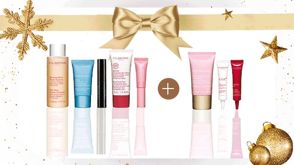 Spend £75 to choose a gift worth up to £36 or spend £120 and enjoy two gifts with a total worth of up to £82 at Clarins