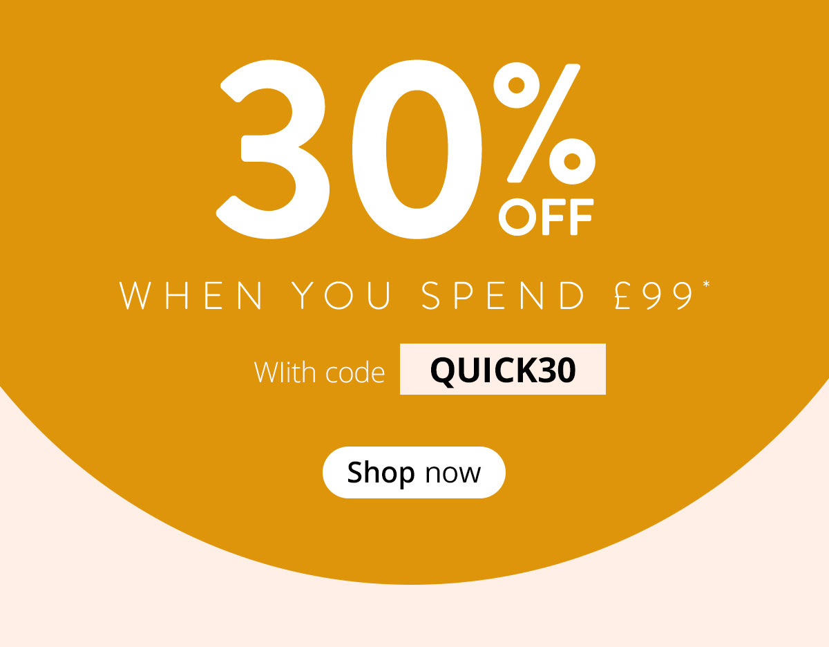 30% off when you spend £99 at Feelunique ROW