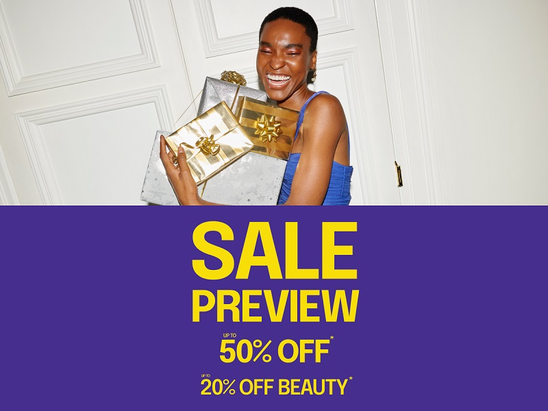Up to 50% off fashion and up to 20% off beauty at Fenwick