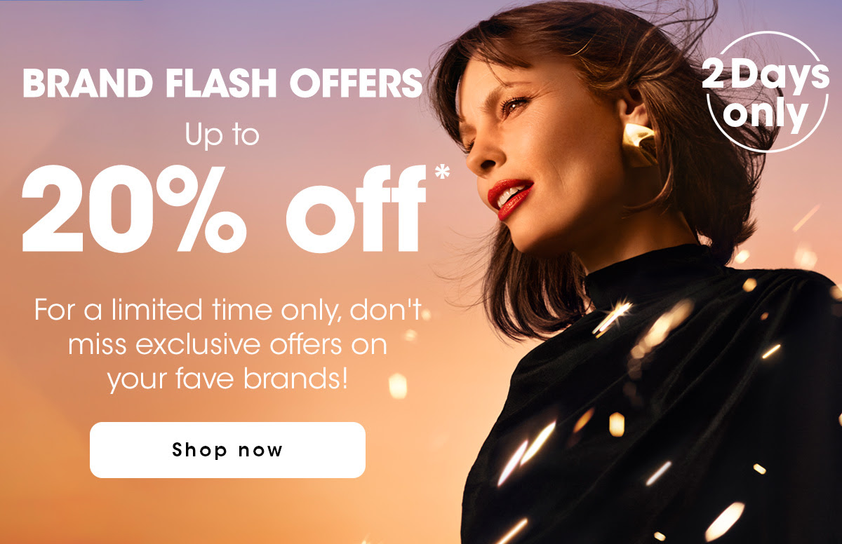 Up to 20% Brand Flash Offers at Sephora UK