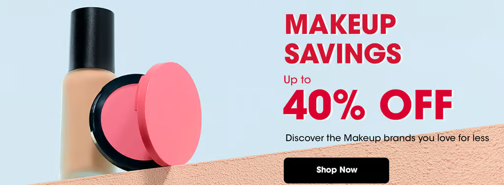 Up to 40% off Makeup at Sephora UK