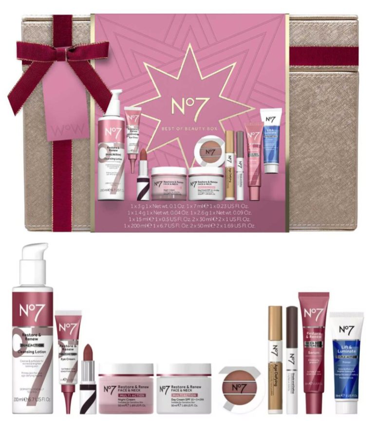 Boots x No7 Best of No7 Beauty Box 2023 Full Spoilers