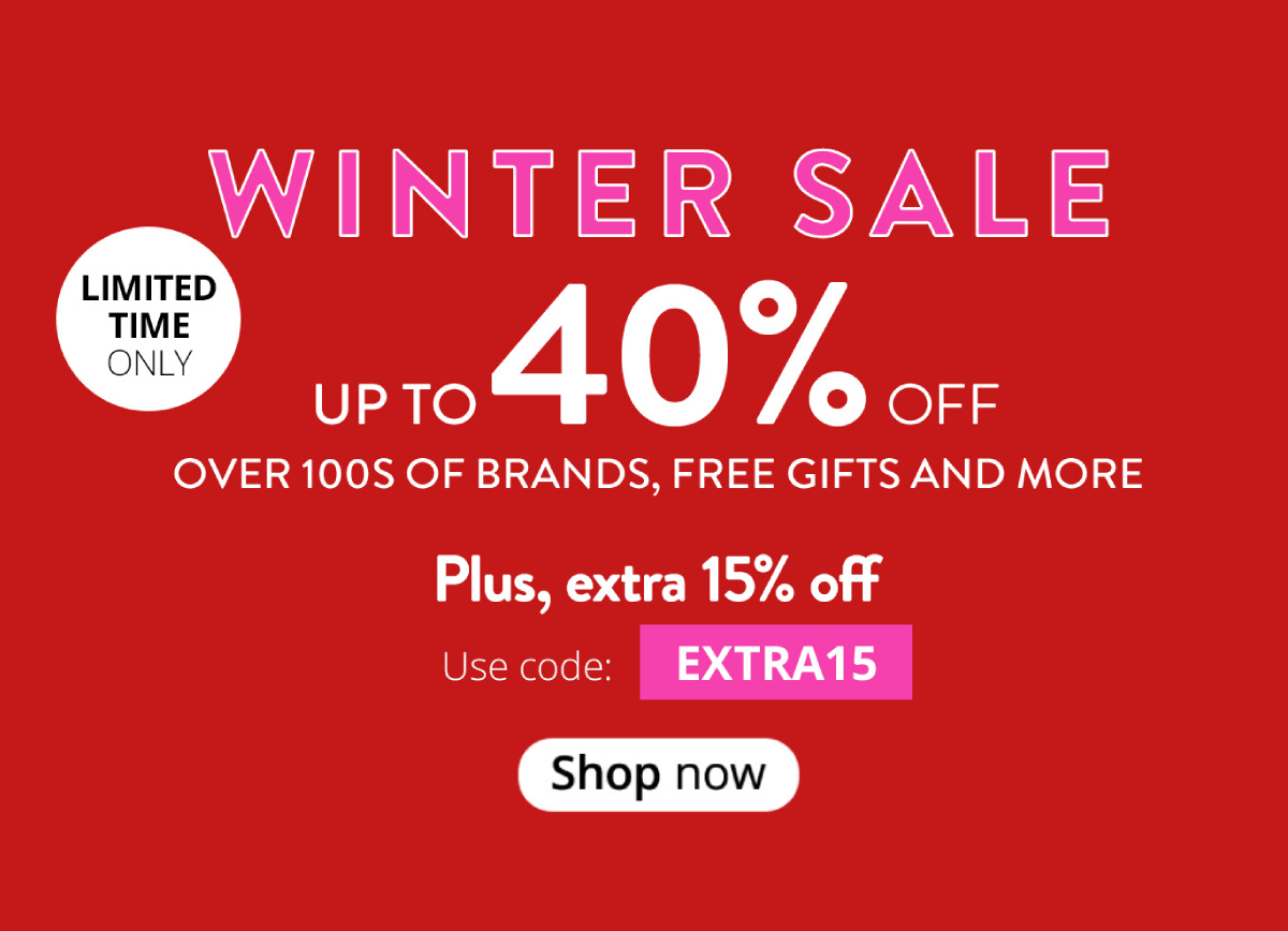 Up to 40% off Winter Sale at Feelunique ROW