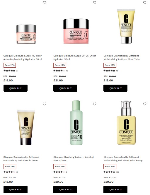 Up to 27% off Clinique at Lookfantastic