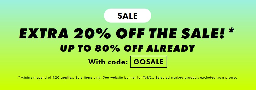 Up to 80% off Sale at ASOS