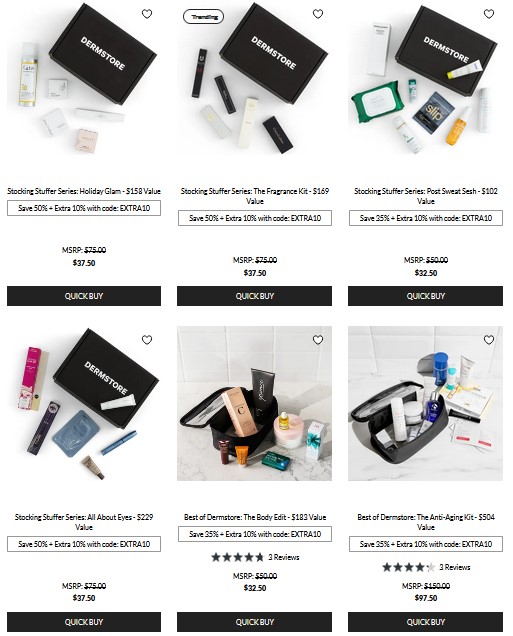 Up to 50% off Dermstore Beauty Boxes