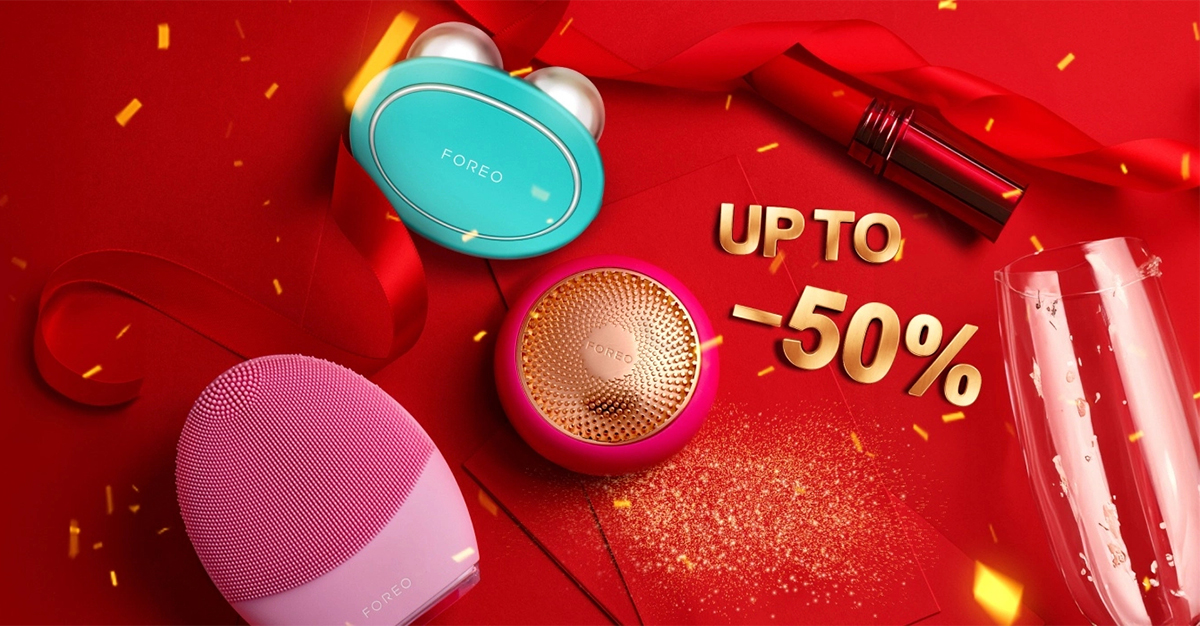 Up to 50% off Sale at FOREO