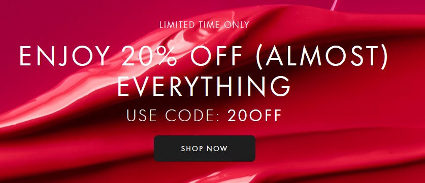 20% off (almost) everything at Space NK Global