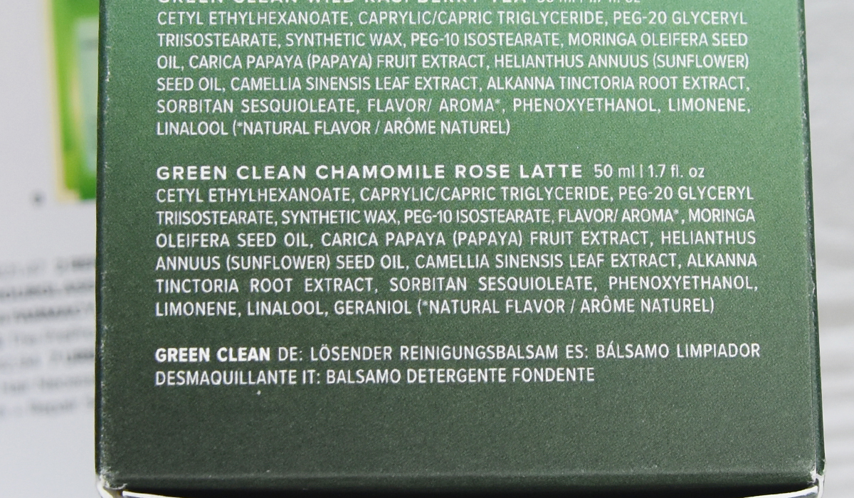 Farmacy Chamomile Rose Latte Green Clean review