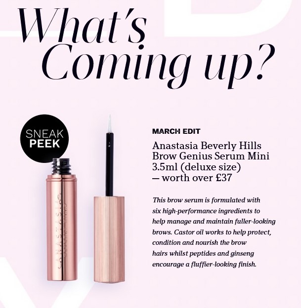 first spoiler for the Lookfantastic Beauty Box March 2024