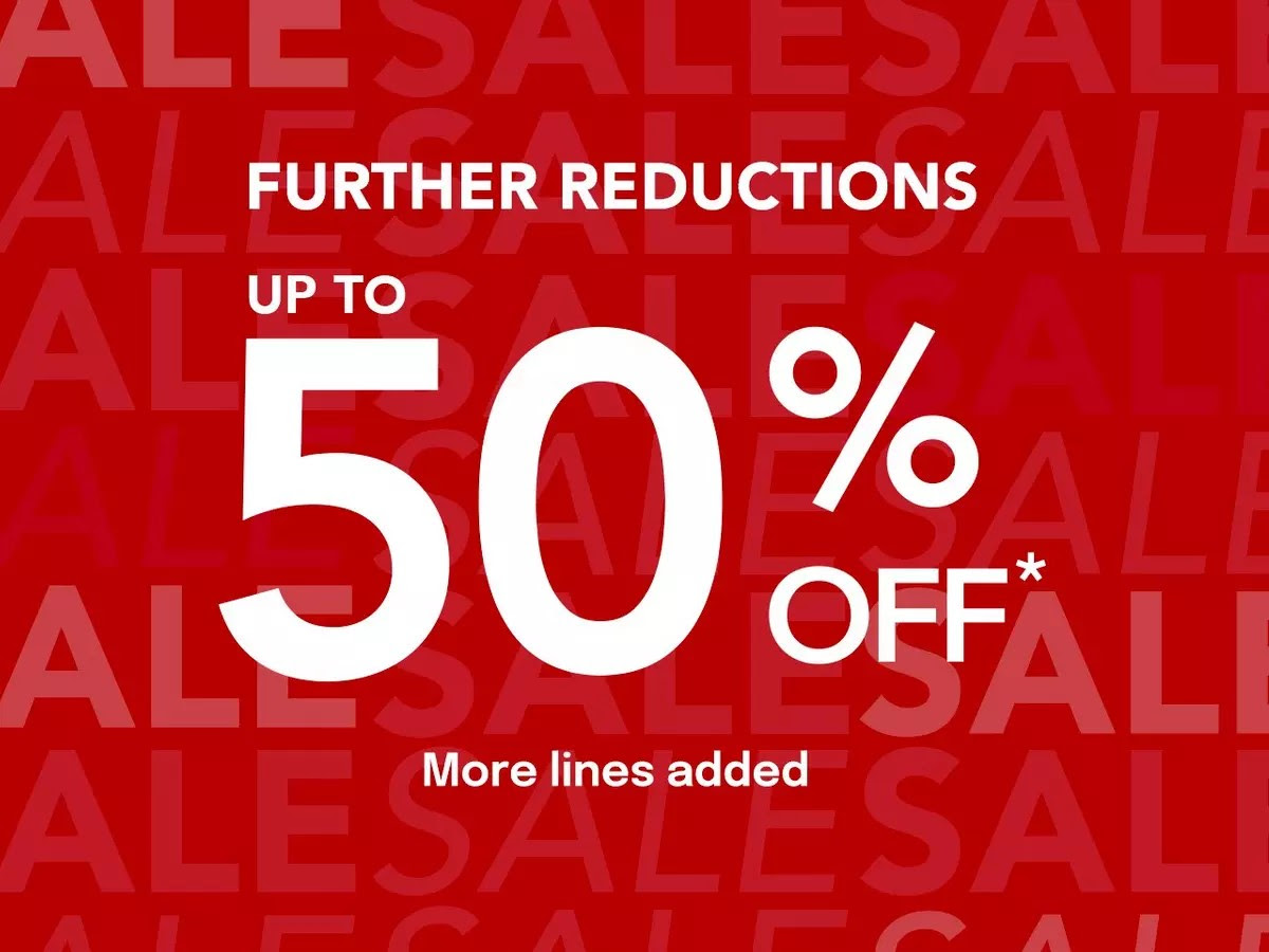 Up to 50% Winter Sale at Fenwick. Further Reductions.
