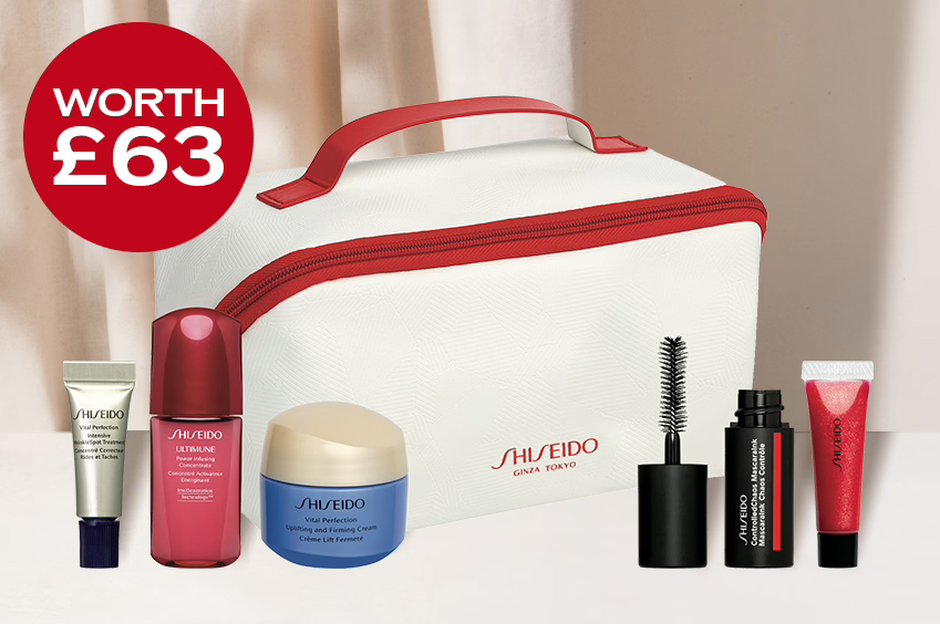 Up to 30% off Winter Sale at Shiseido + Free Bestseller Kit (worth £63)
