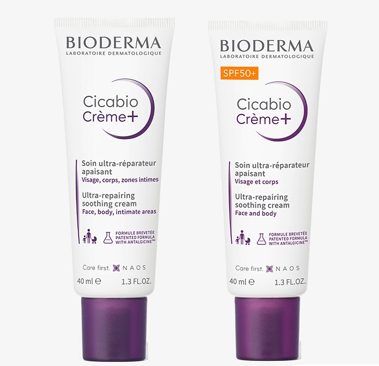 Bioderma Cicabio Crème+ & Cicabio Crème SPF50+