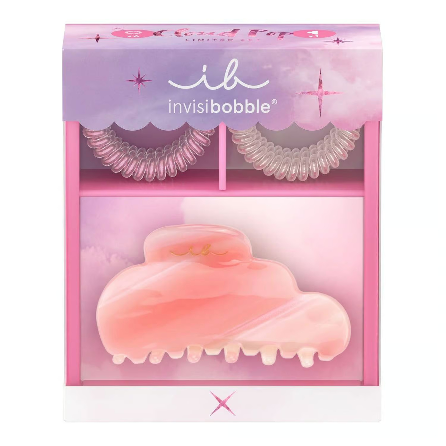 Invisibobble CloudPop Hair Spiral and Hair Claw