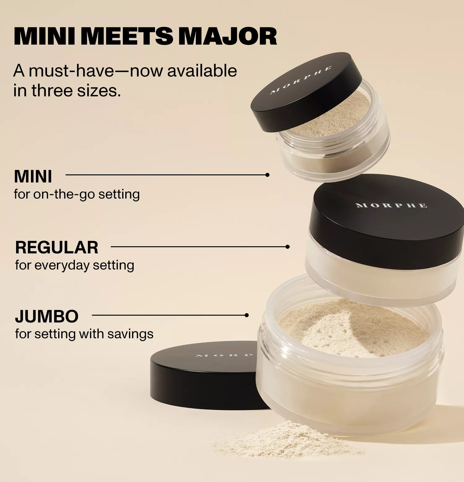 Morphe Jumbo Bake And Set Soft Focus Setting Powder